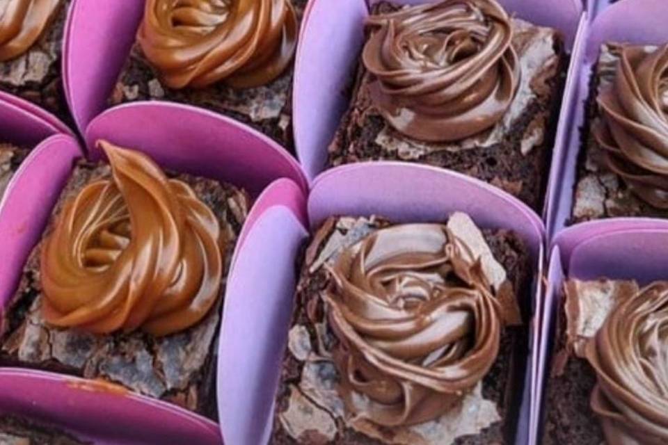 Brownie Meio Amargo e ao Leite