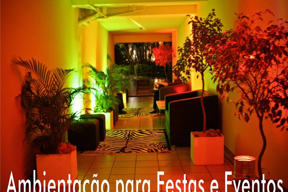 Ambientação para festas e eventos