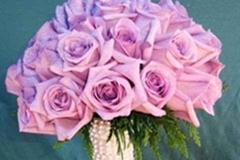 Buquet de noiva lilás