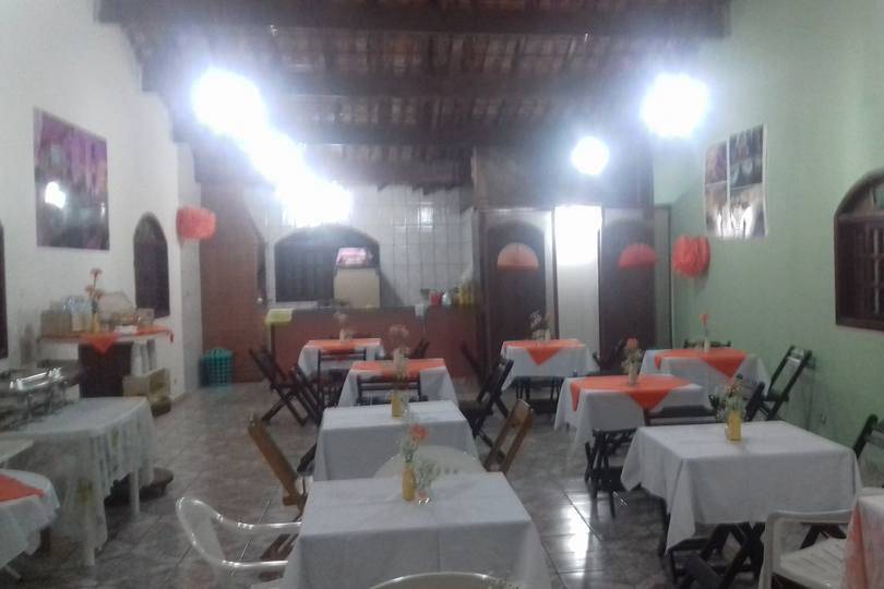 Casamento decoração laranja