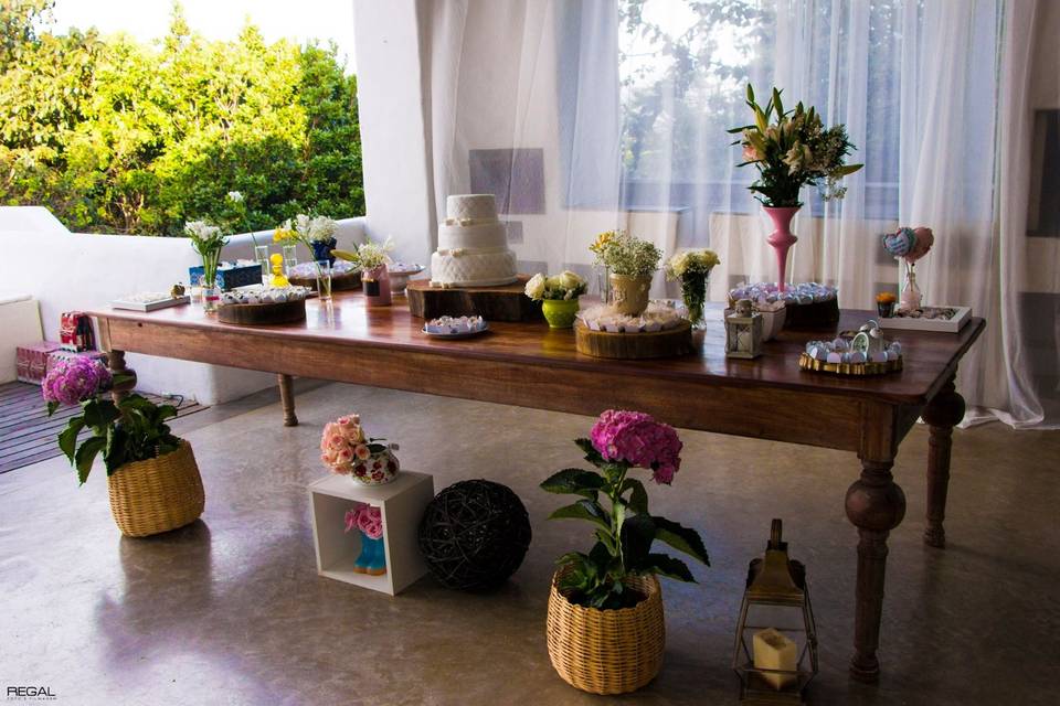 Mesa do bolo