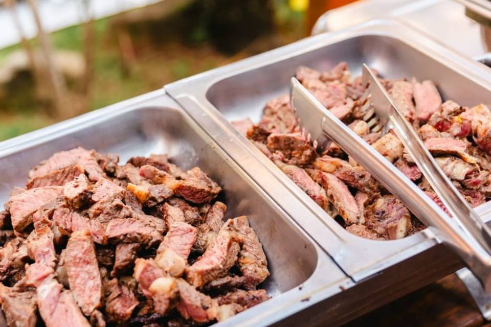 Carne no ponto certo.