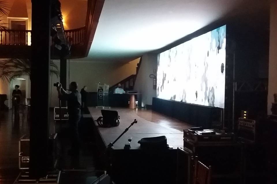 Painel led - palco