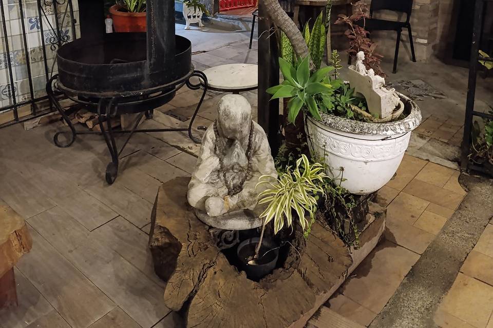 Jardim externo