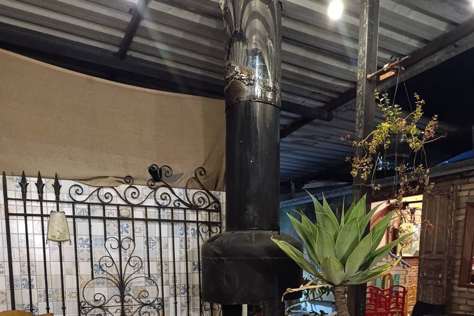 Jardim externo
