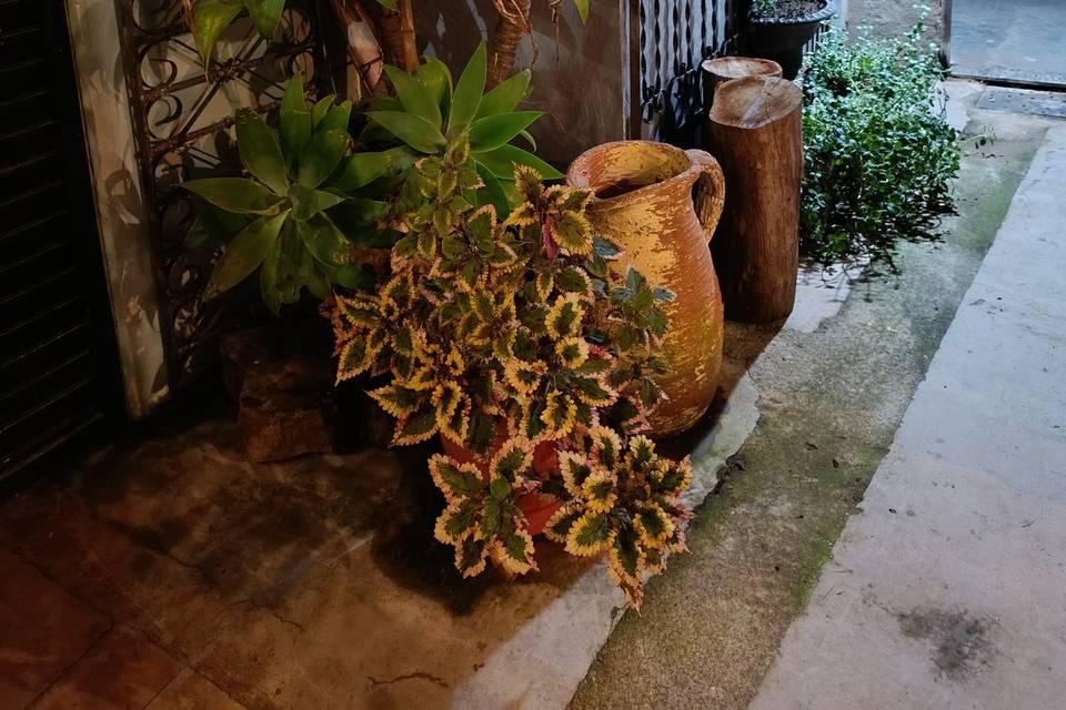 Jardim externo