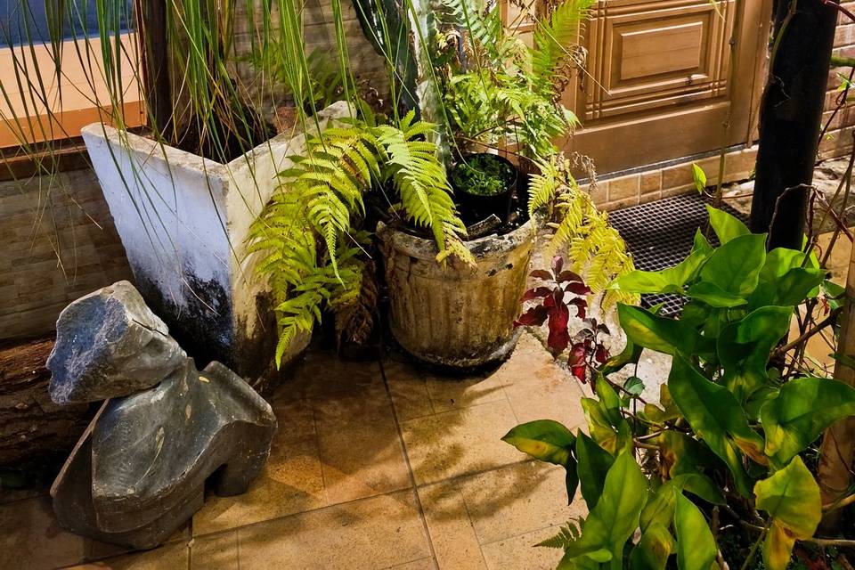 Jardim externo