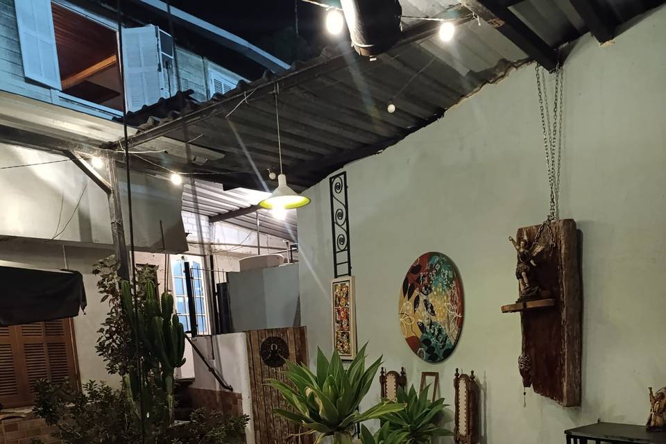 Jardim externo