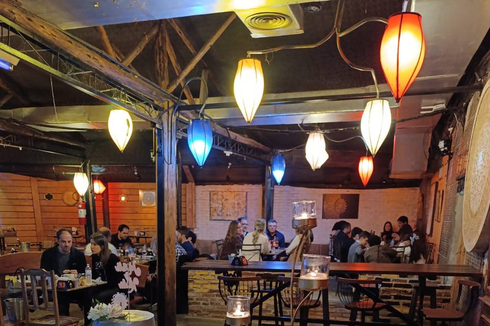 Mesa de bolo decorada