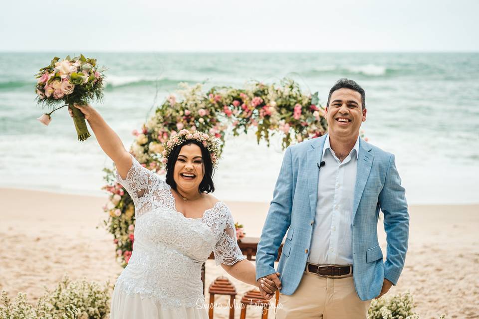 Elopement wedding na praia