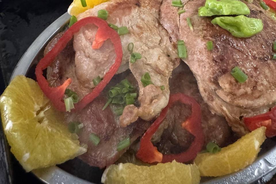 Carnes preparadas na hora