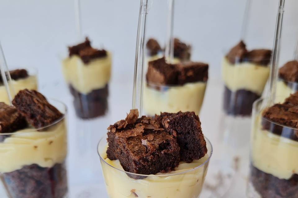 Verrine de brownie