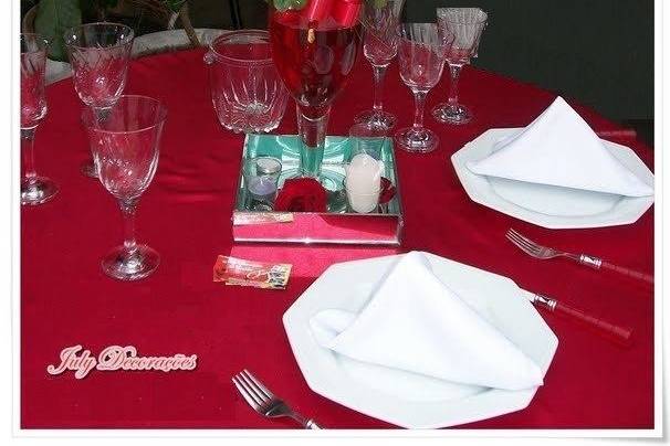 Arranjo mesa dos noivos