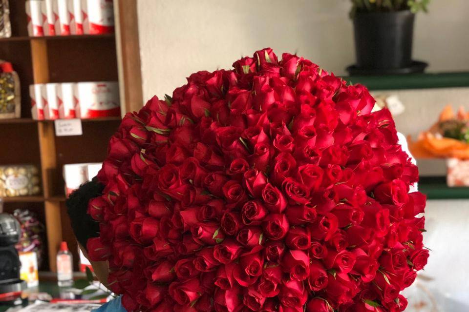 Bouquet de rosas