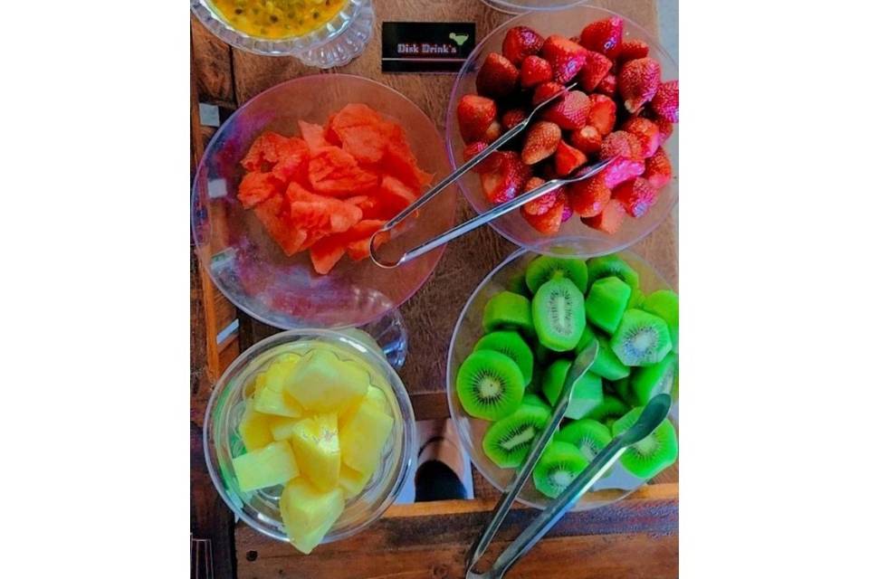 Opções diversas de frutas