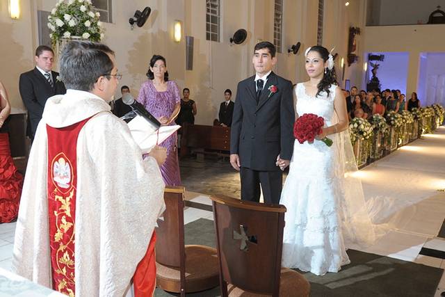 Durante a cerimônia