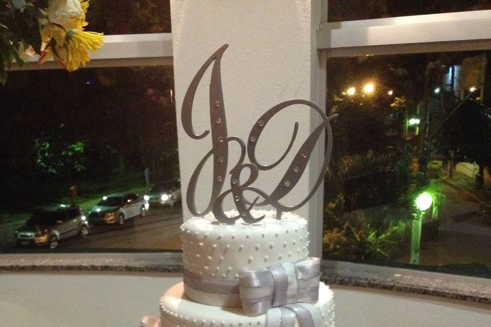 Topo de bolo personalizado