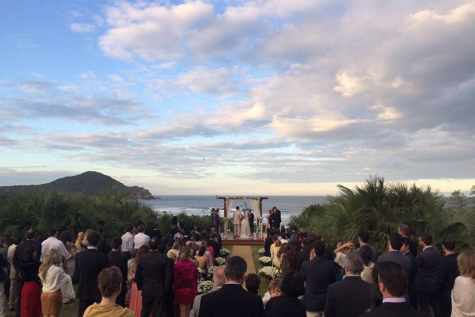 Casamento na praia do Rosa