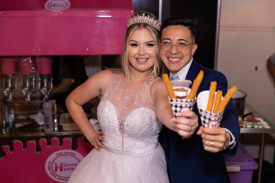 Churros gourmet para casamento