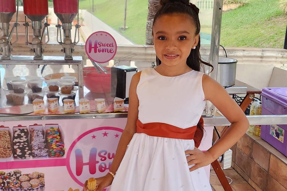 Estação de churros elegante