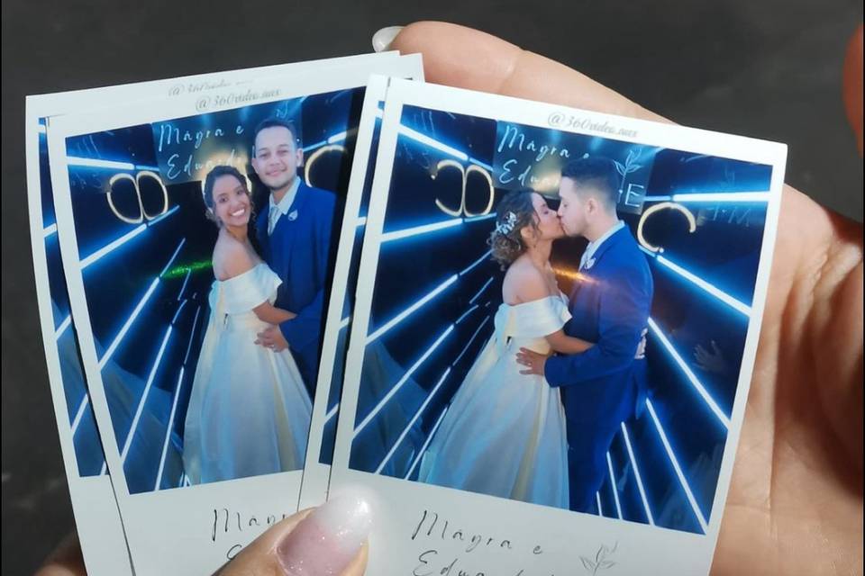Polaroides em Túnel Infinity