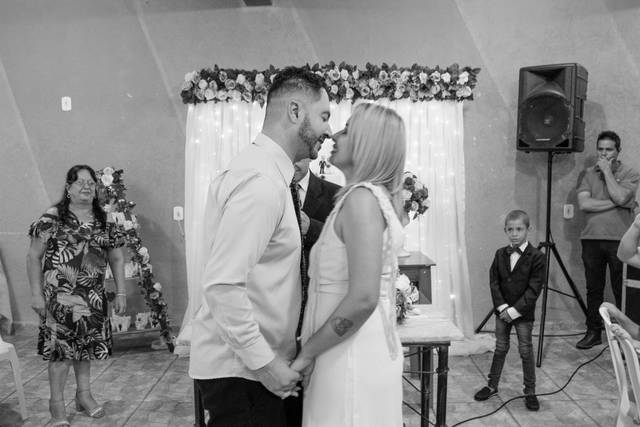 Noivos casados