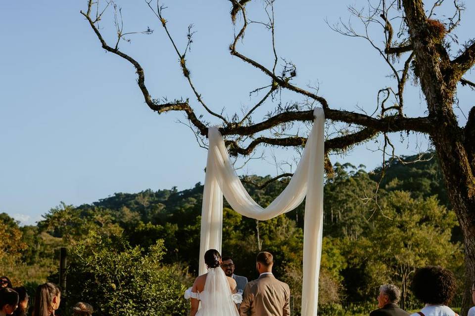 Casamento ao ar livre