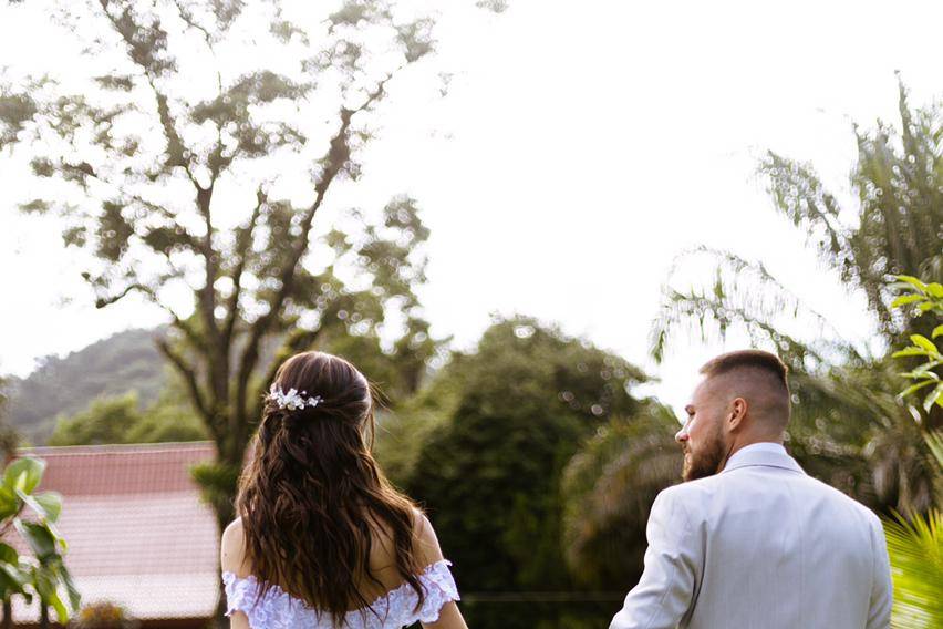 Casamento ao ar livre