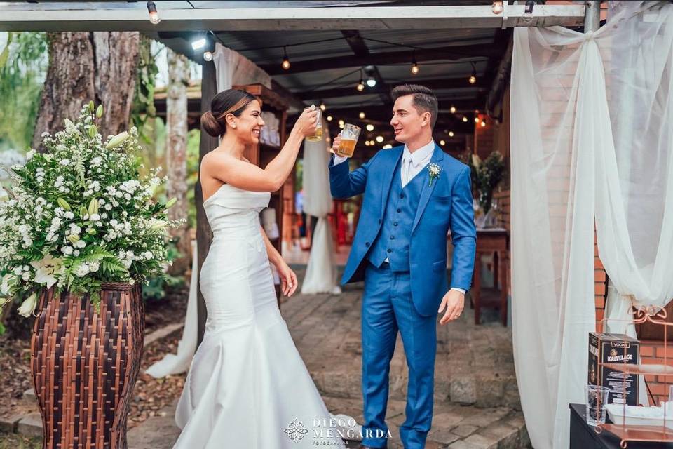 Casamento ao ar livre