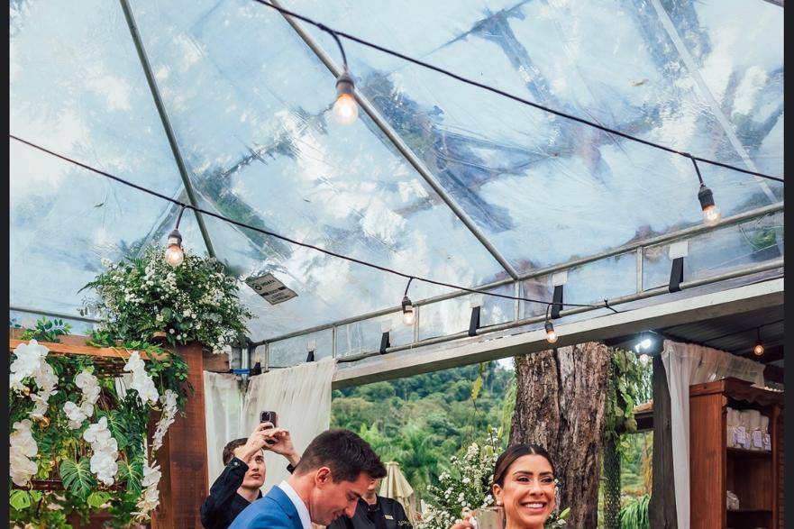 Casamento ao ar livre