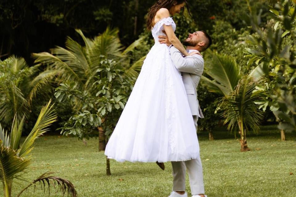 Casamento ao ar livre
