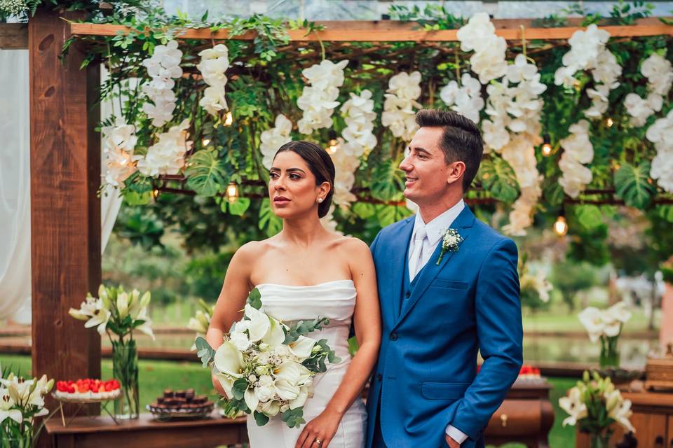 Casamento ao ar livre