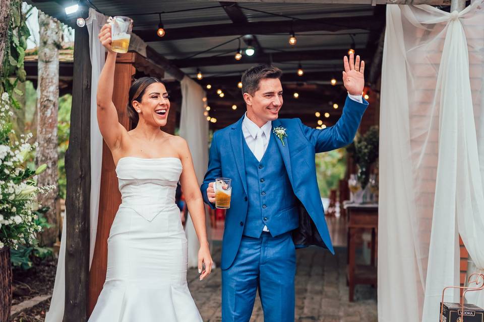Casamento ao ar livre