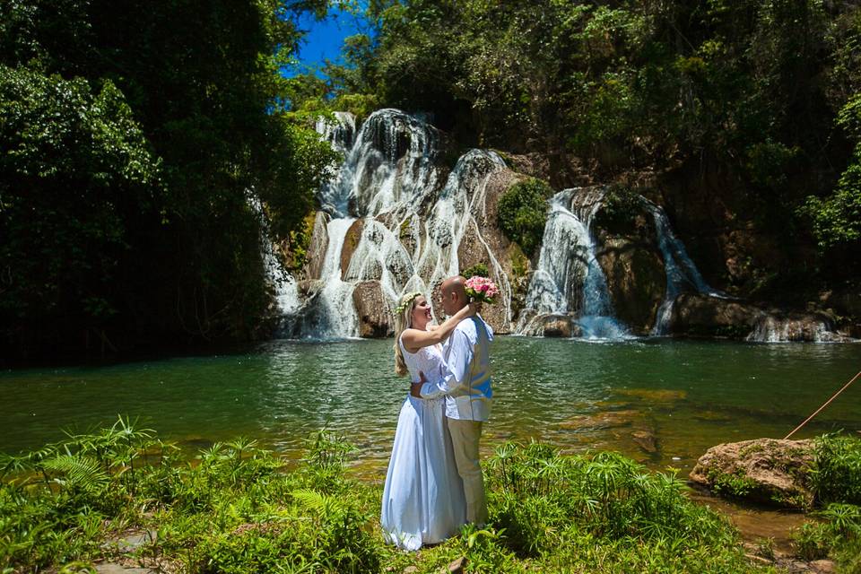 Cachoeira veu de noiva