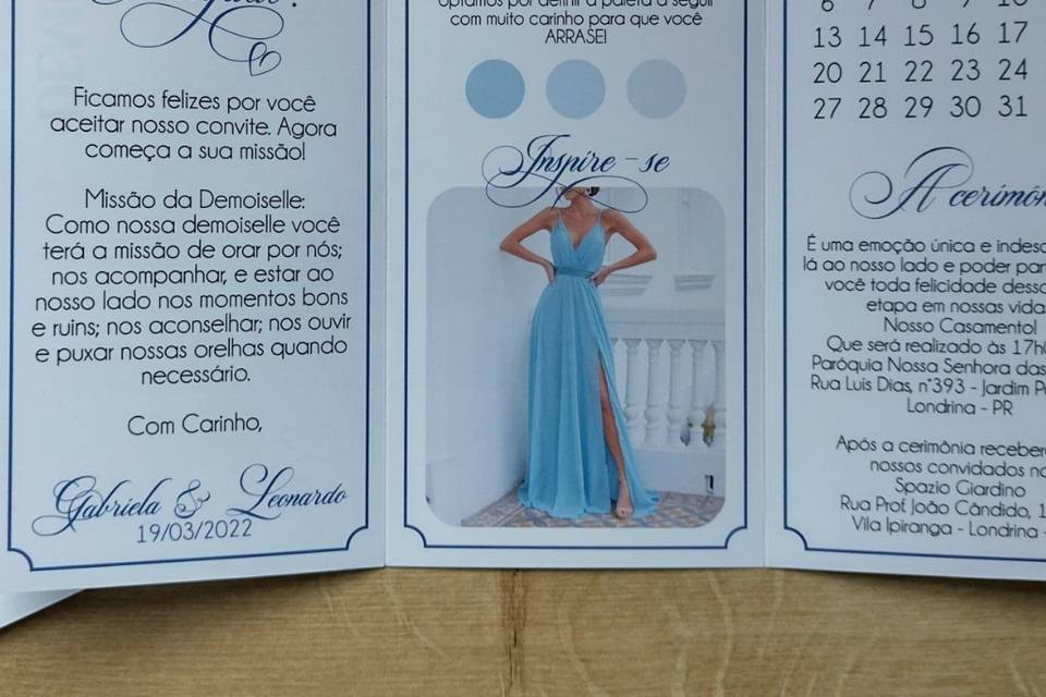 Convite Manual Demoiselle