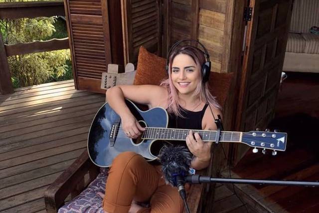 Gravação violão e voz
