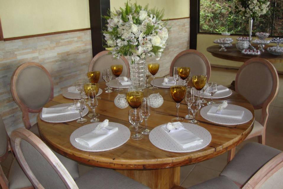 Decoração de mesa