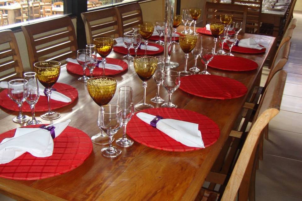 Decoração de mesa