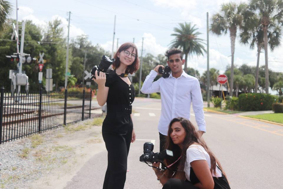 Equipe de fotógrafos dos EUA