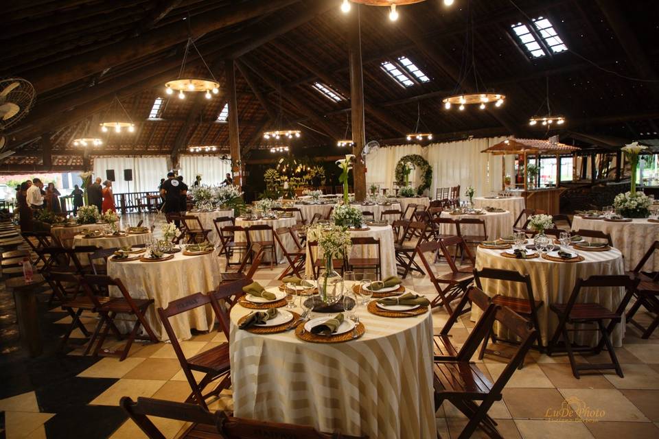 Salao decorado