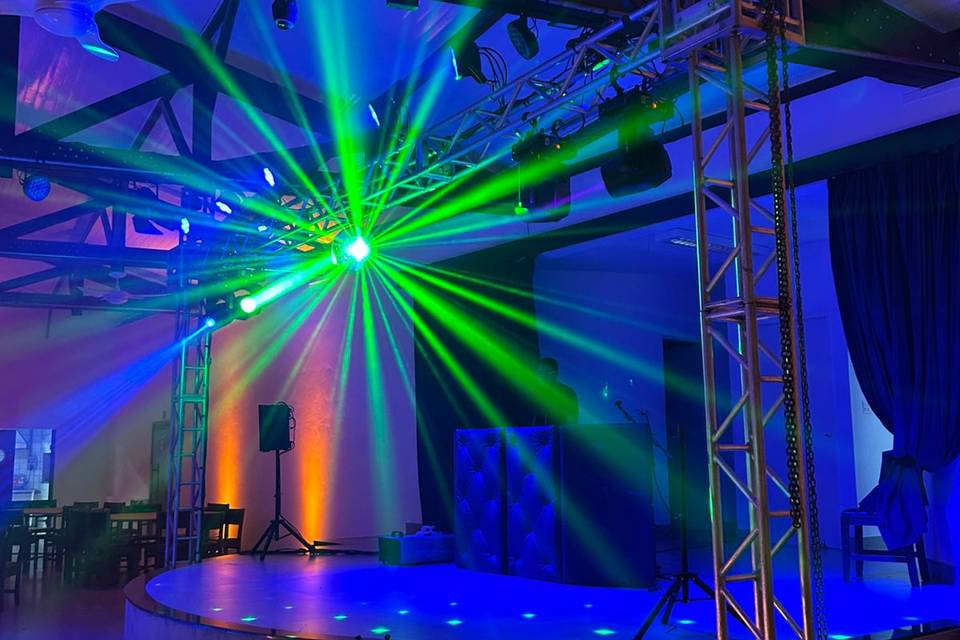 DJ iluminação som