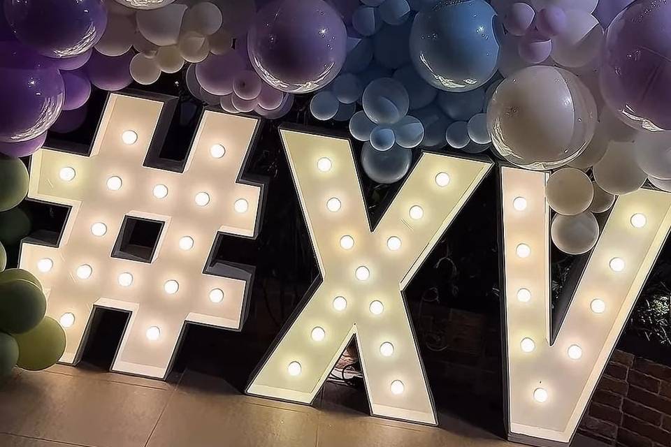 Letras de led