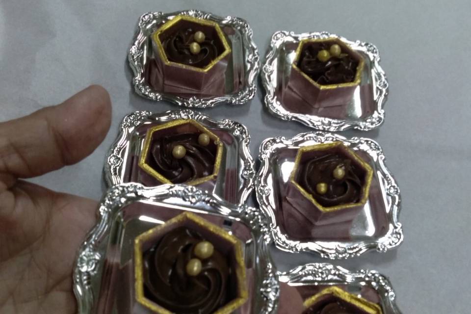 Caixetas recheadas de Nutella