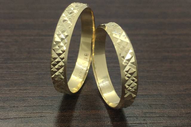 Aliança em ouro 18k/750