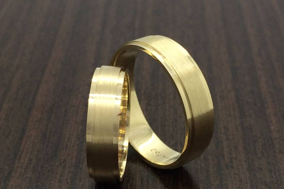 Aliança em ouro 18k/750