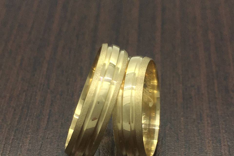 Aliança em ouro 18k/750