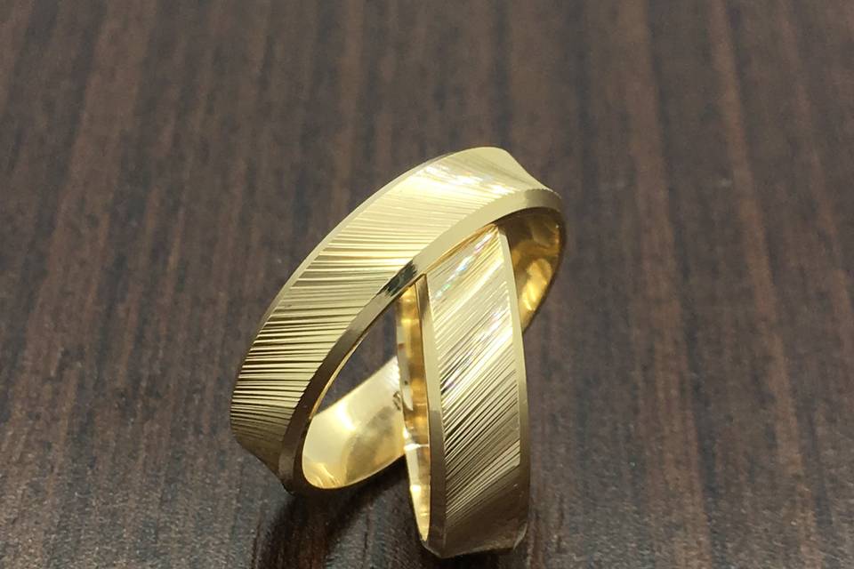 Aliança em ouro 18k/750