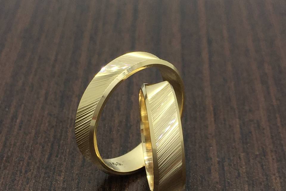 Aliança em ouro 18k/750