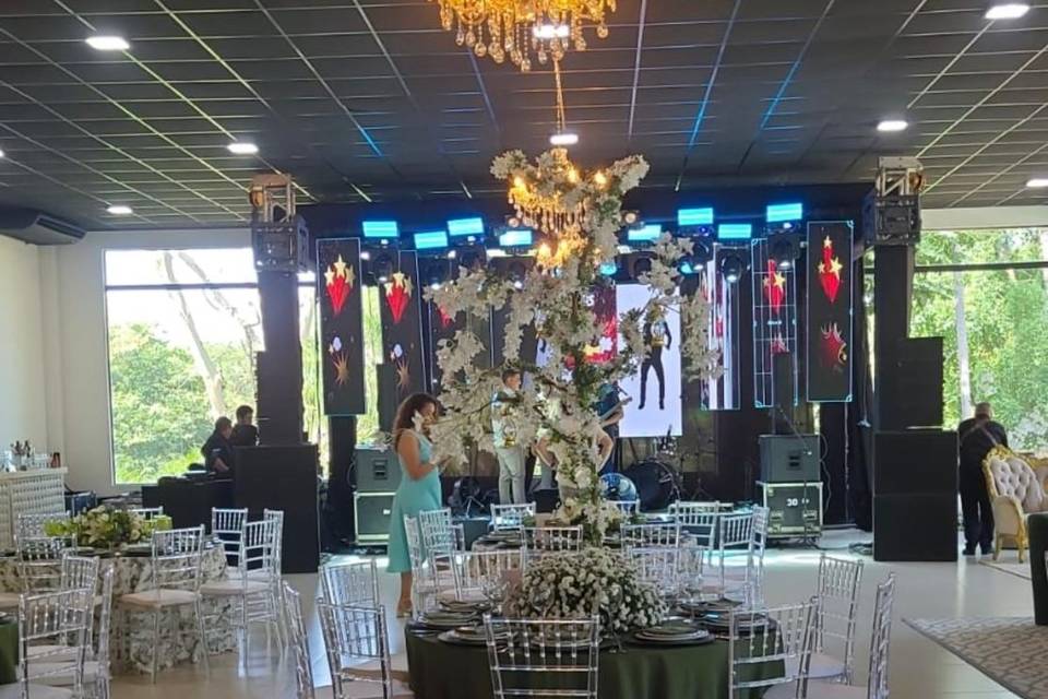 Capriata Palco com Banda