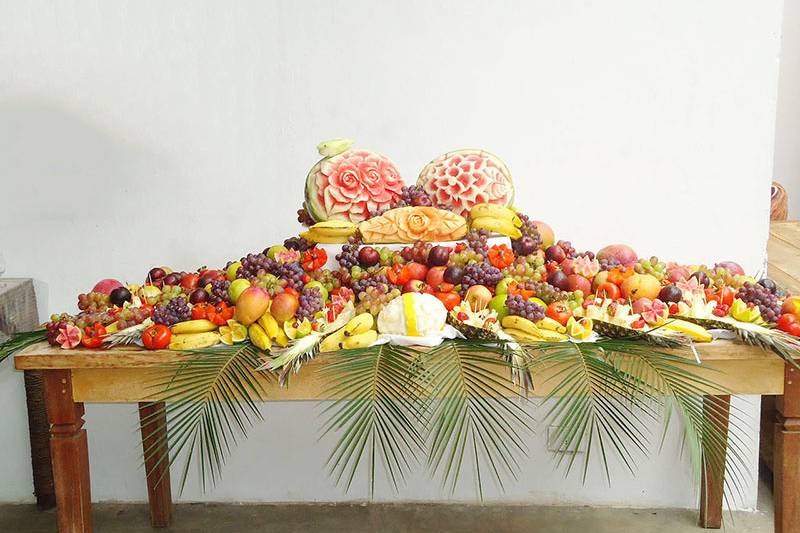 Mesa de frutas